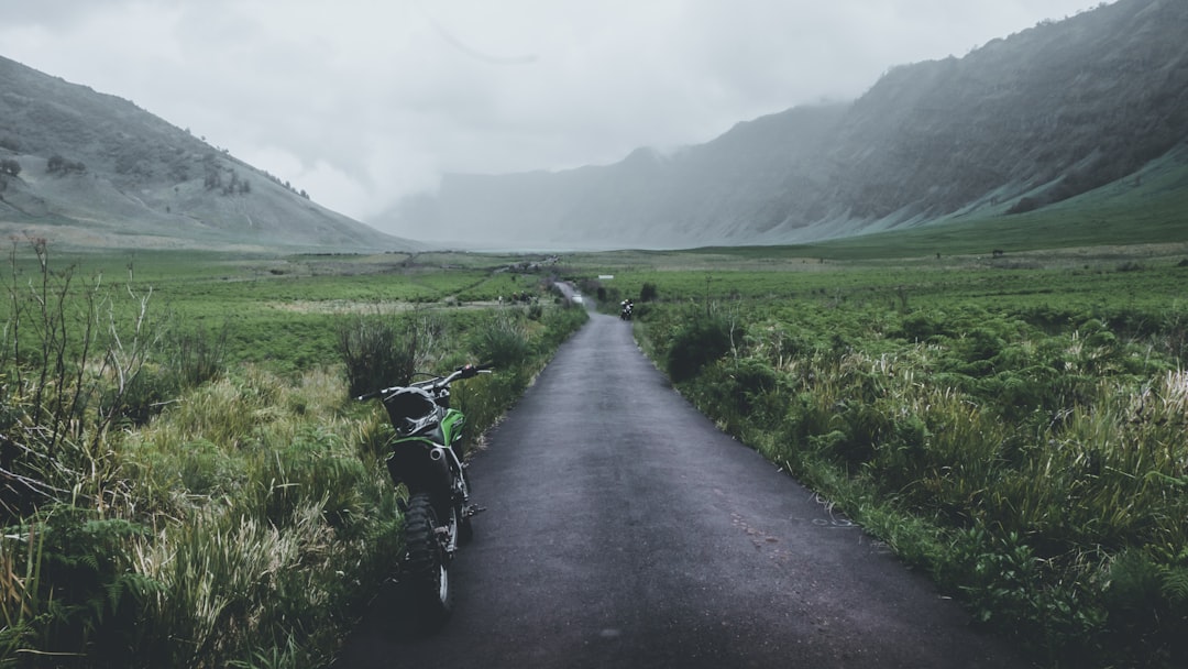 Photo Motorcycle, Mountains