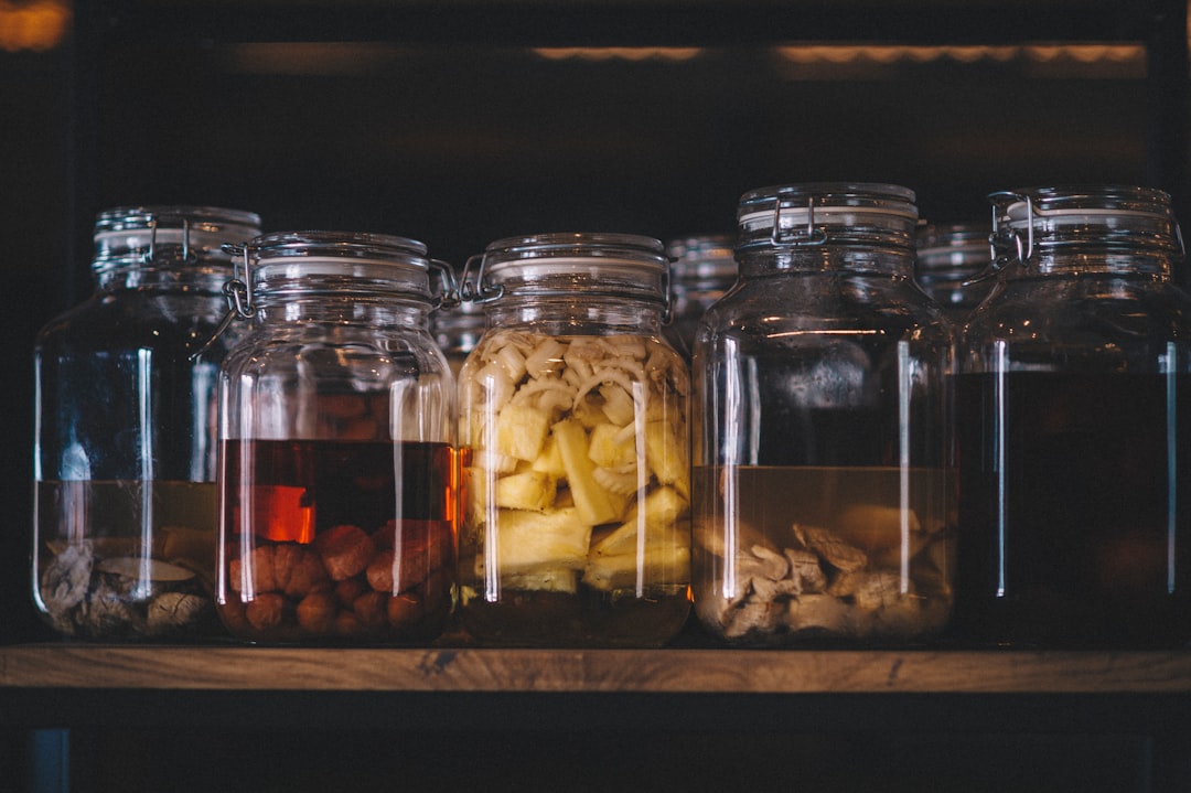 Photo Glass jars